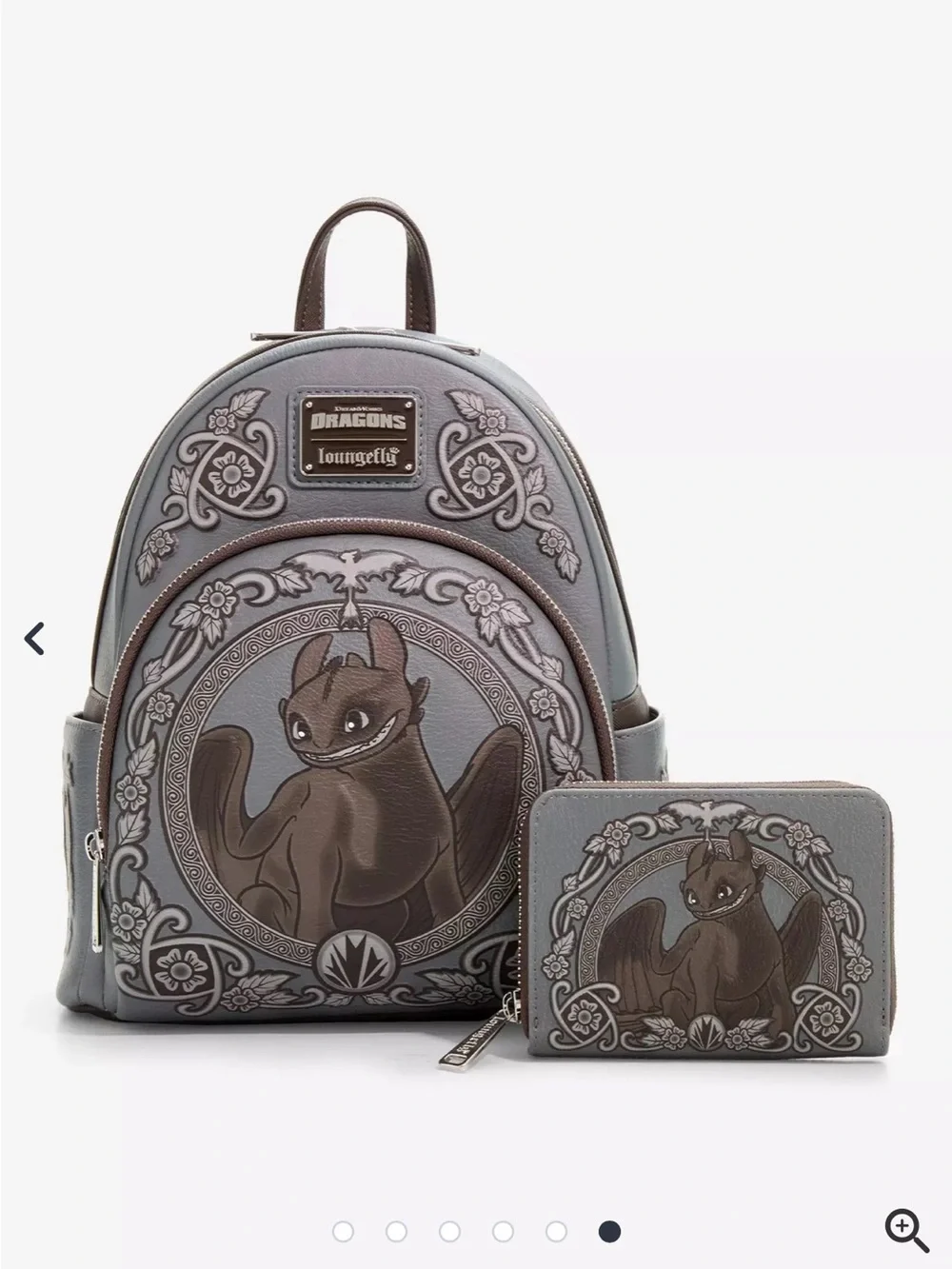 Loungefly DreamWorks How To Train Your Dragon Toothless Portrait Set